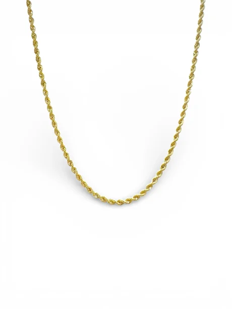 Collana Girocollo Cordone Oro 18k Giallo
