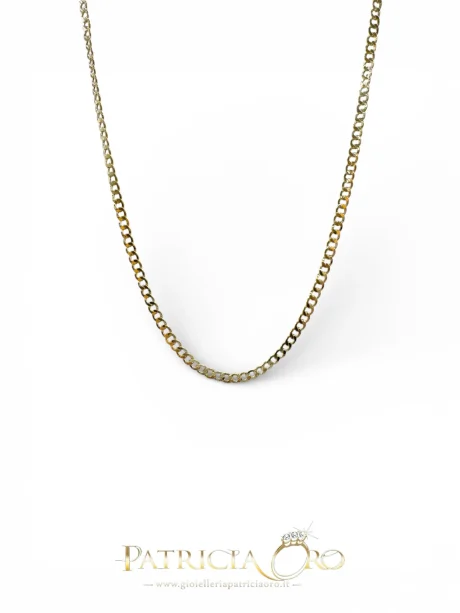 Girocollo Uomo Oro Giallo 18kt Catena Larga 60cm