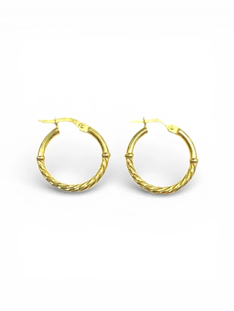 Orecchini Cerchi in Oro Giallo 750