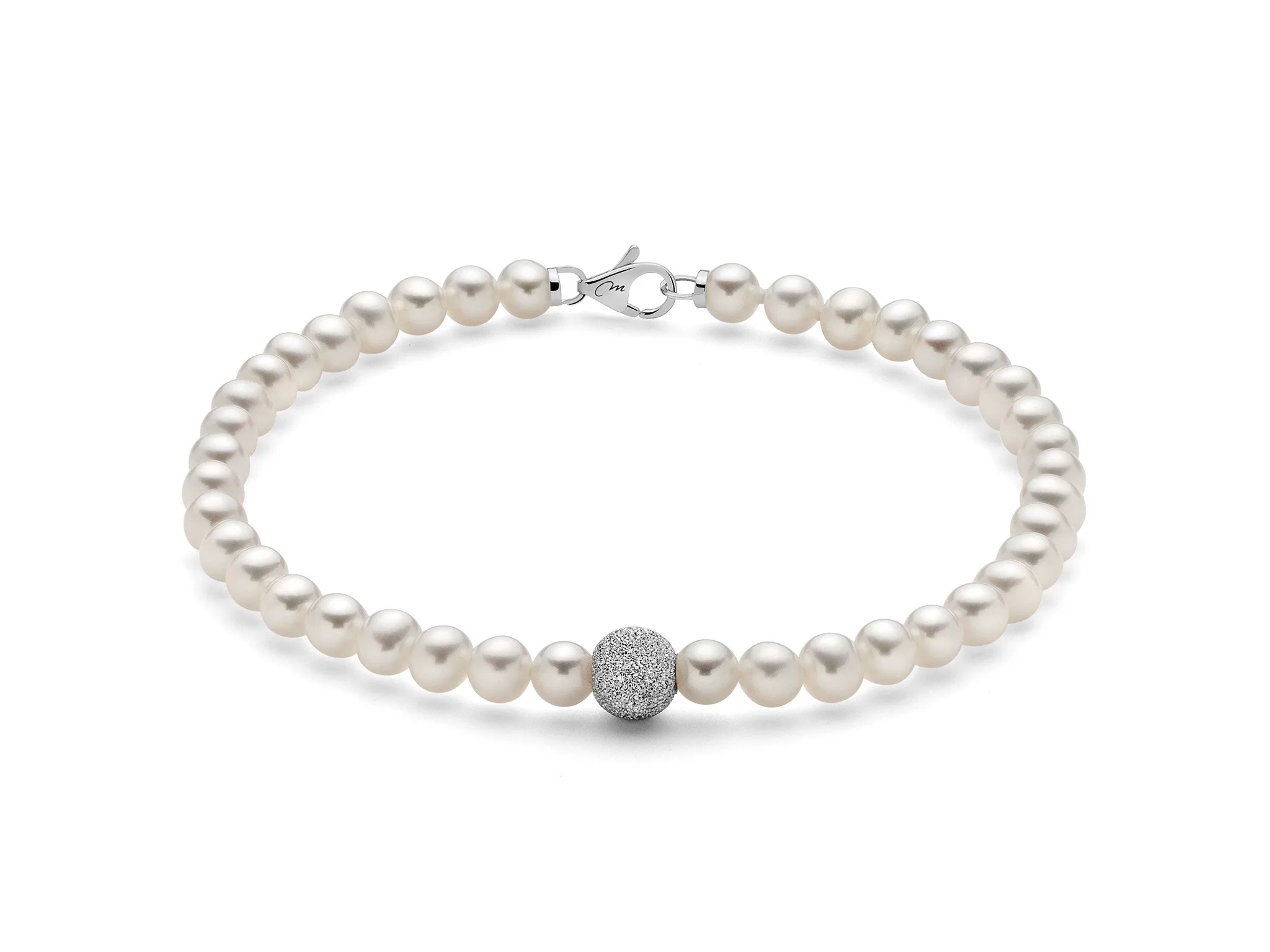 Miluna Fresh Water Pearl Bracelet in 18kt Gold