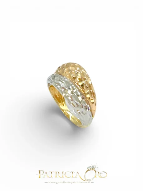 Anello Donna Oro Giallo 18kt 5 Grammi