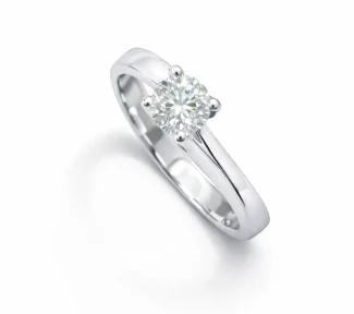Anello solitario da donna Davite&Delucchi in oro 18kt con diamante, un gioiello di lusso perfetto per un'idea regalo preziosa. Scopri i nostri gioielli diamanti certificati su Gioielleria Patricia Oro.