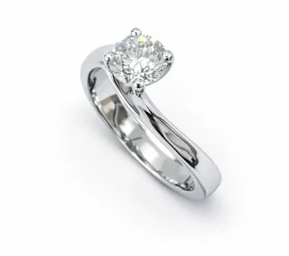 Anello solitario da donna Davite&Delucchi in oro 18kt con diamante, un gioiello di lusso perfetto per un'idea regalo preziosa. Scopri i nostri gioielli diamanti certificati su Gioielleria Patricia Oro.