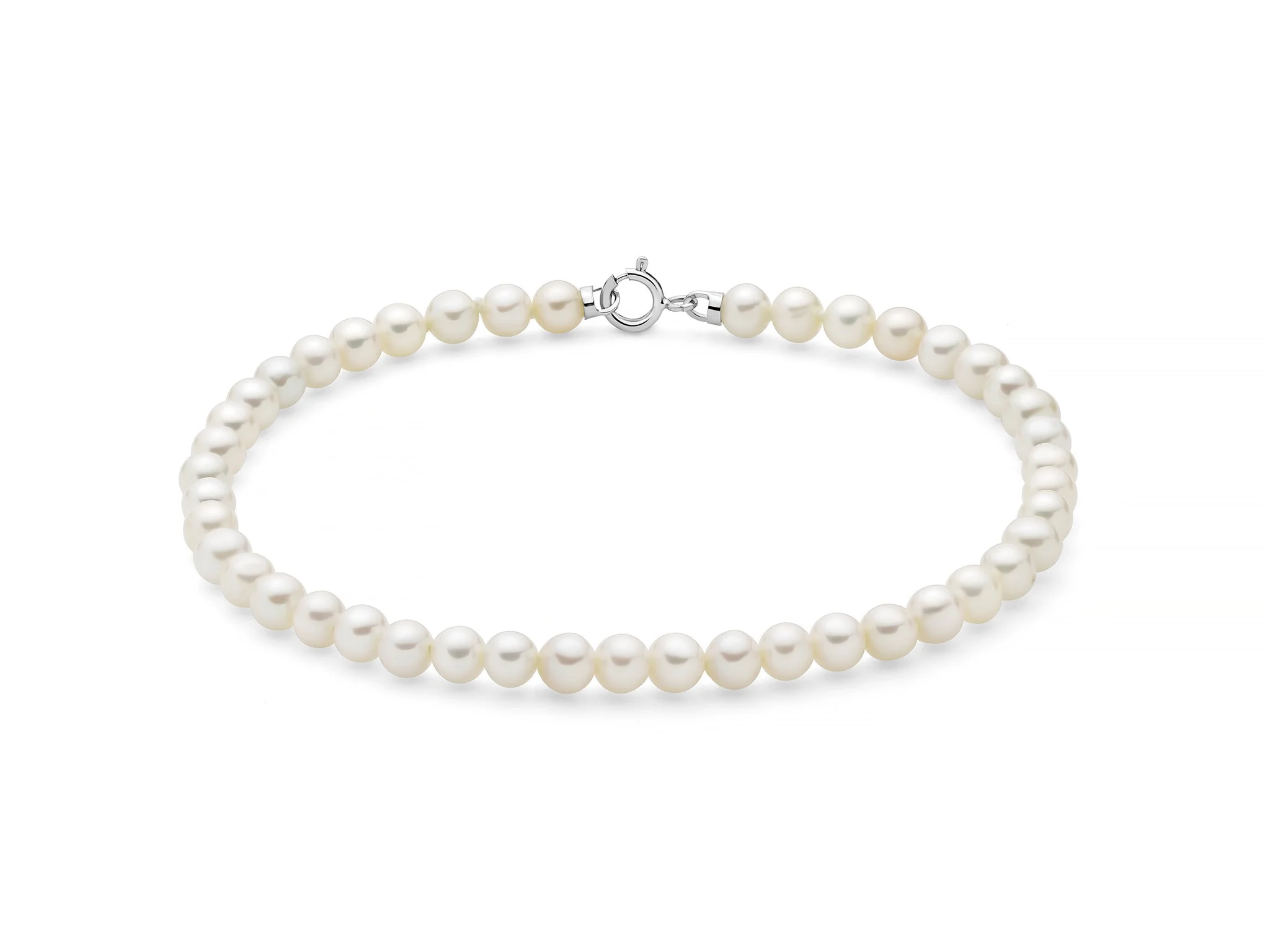 Bracciale Miluna Perle: un gioiello di lusso con oro 750 e perle orientali di pregio, perfetto per un'idea regalo preziosa.