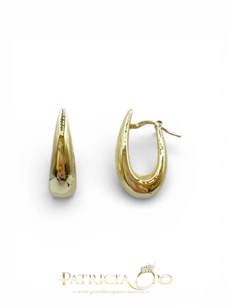Orecchini Cerchi Donna in Oro 18kt