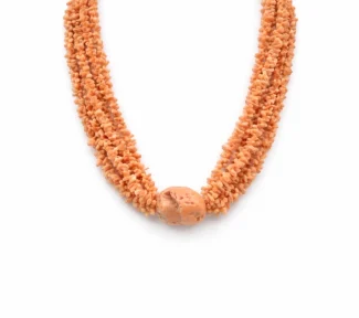 collana donna con corallo naturale