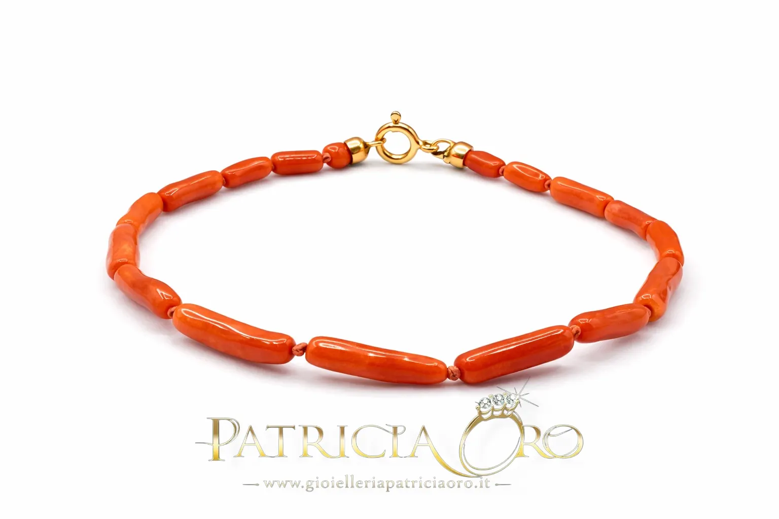 Bracciale con corallo uomo