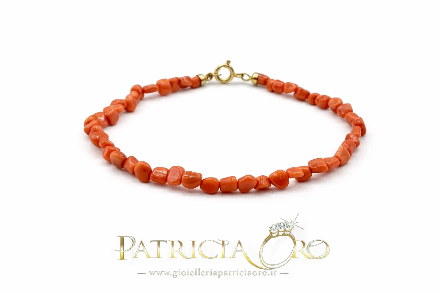 Bracciale corallo mediterraneo uomo