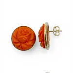 Orecchini donna con corallo naturale