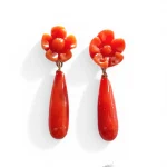 Orecchini con Corallo in Oro