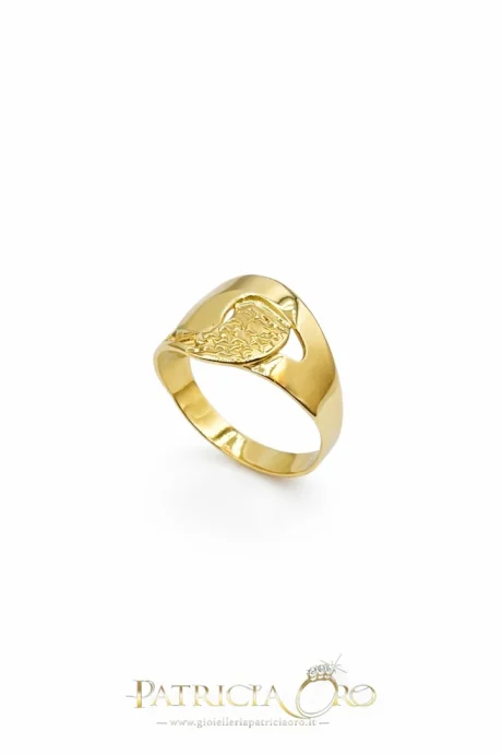 Anello donna in oro giallo 18k 750