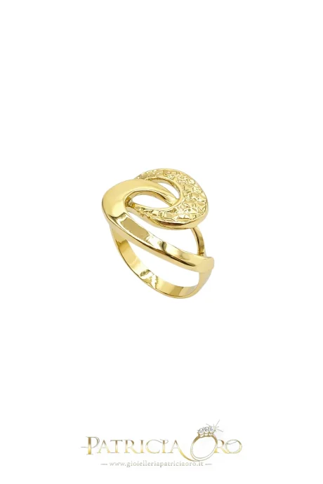 Anello donna in oro giallo 18k