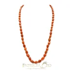 Splendida Collana Corallo Sciacca Sassi di Patricia Oro Creations, un gioiello made in italy di alta gioielleria, perfetto per un'idea regalo preziosa.
