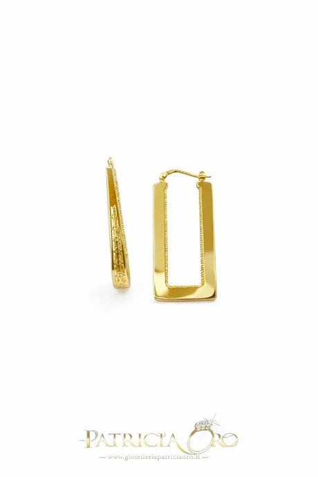 Orecchini Donna Oro 18kt Peso 4,4 Grammi