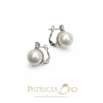 Orecchini donna con Perle Australiane e Diamanti