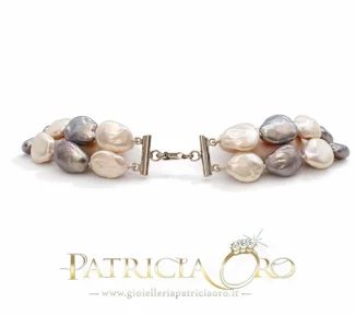 Collana donna con perle barocche