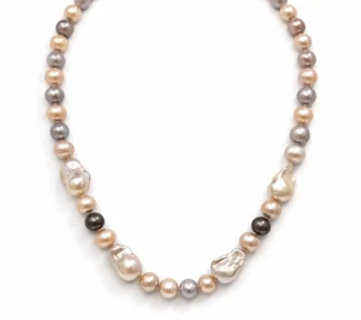Collana donna con Perle Barocche naturali