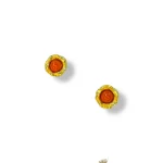 Orecchini con corallo naturale