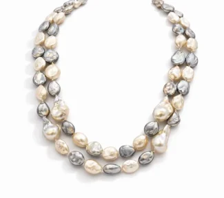 Collana donna con perle barocche