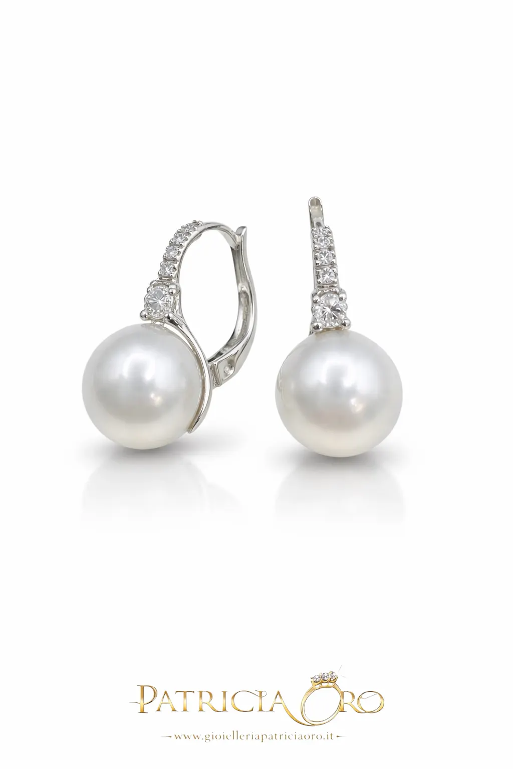 Orecchini donna con Perle e Diamanti