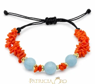 bracciale donna con corallo