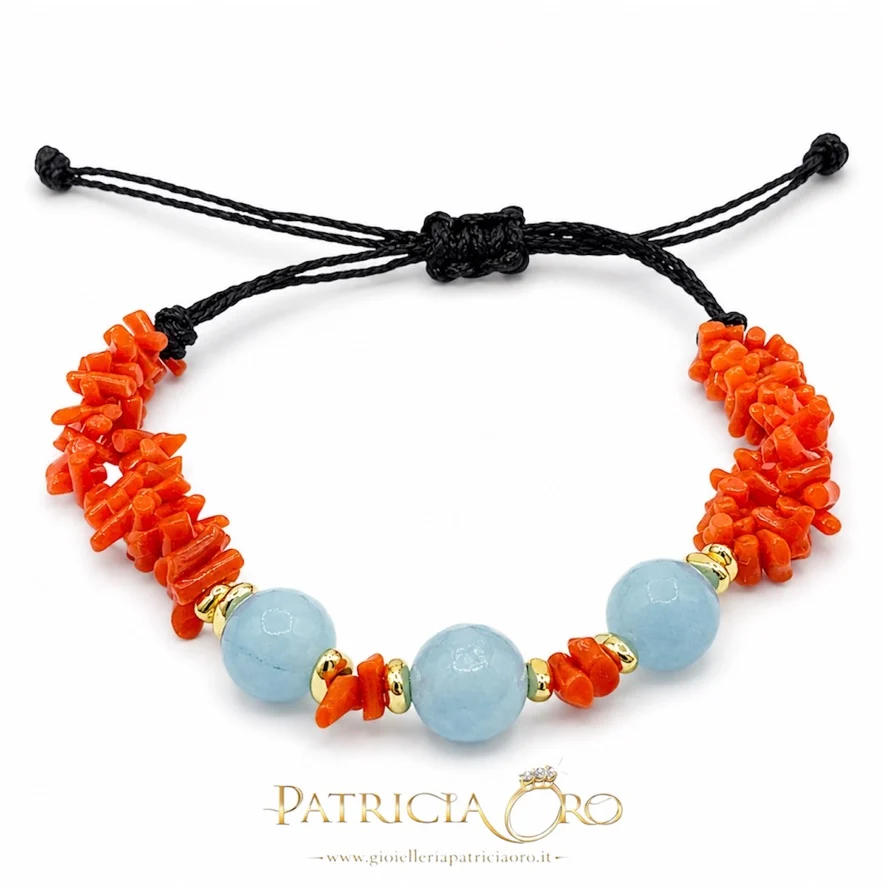 bracciale donna con corallo bracciale donna con corallo