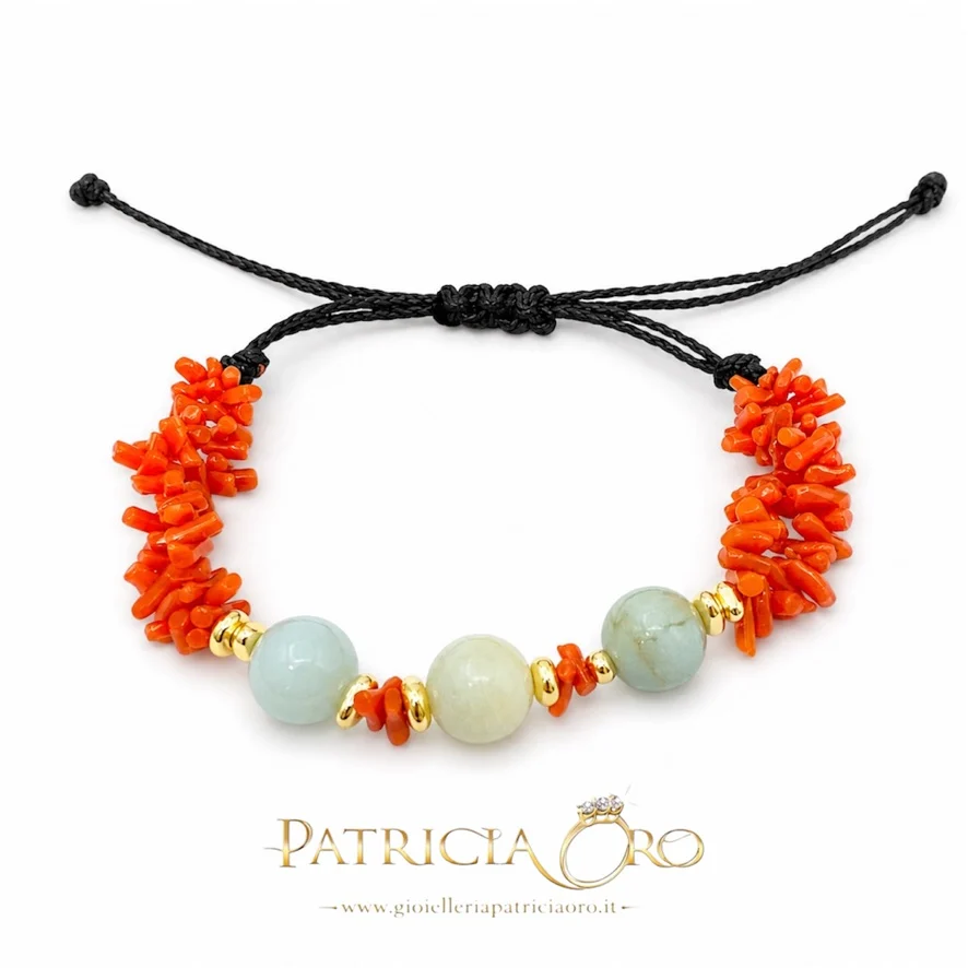 bracciale donna con corallo bracciale donna con corallo