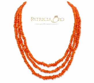 Collana donna con corallo sciacca
