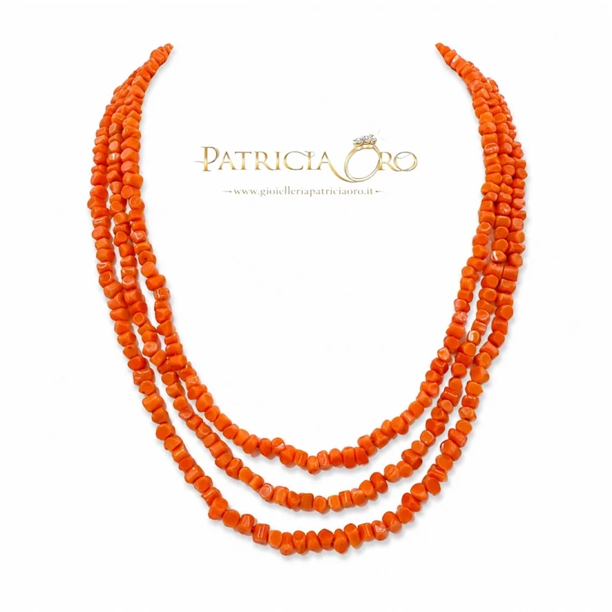 Collana donna con corallo sciacca