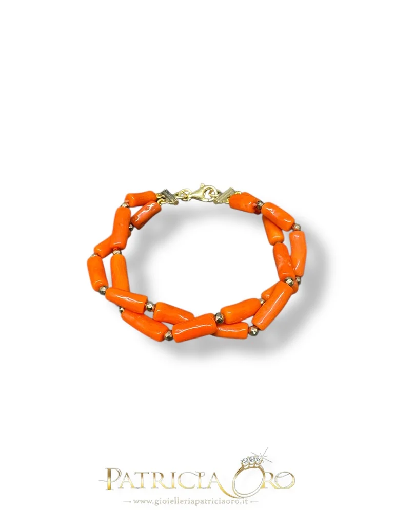 Bracciale donna Corallo Sciacca con chiusura argento 925