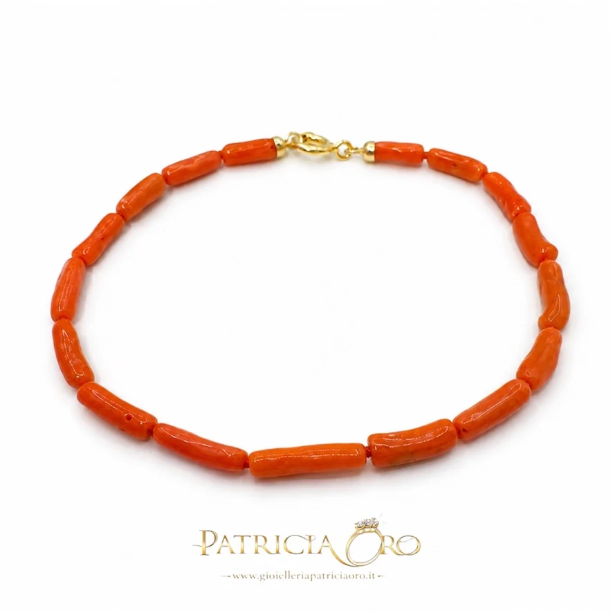 Bracciale corallo uomo