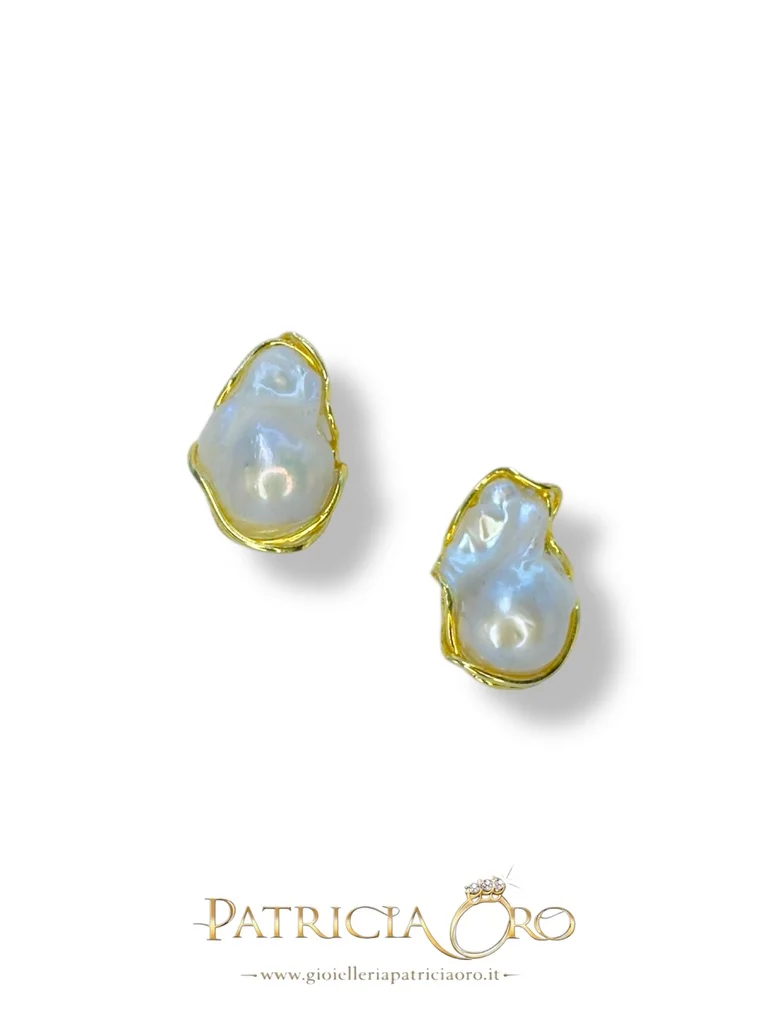 orecchini donna perle barocche