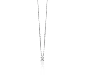 Collana Punto Luce con Diamante Miluna