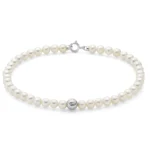Bracciale Miluna perle oro bianco 18kt