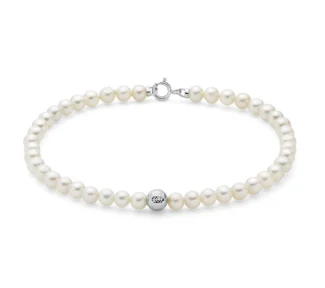 Bracciale Miluna perle oro bianco 18kt