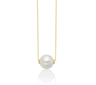 Collana Miluna perle naturali oro 375 elegante gioiello donna