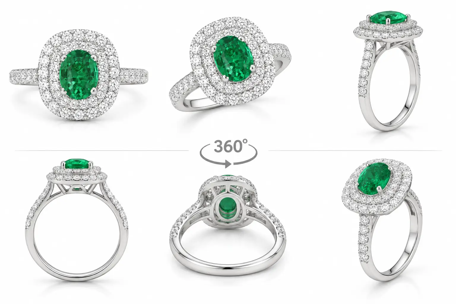 anello donna smeraldo e diamanti anello donna smeraldo e diamanti