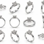 Anello solitario pavèè donna con diamanti