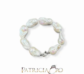 bracciale perle barocche